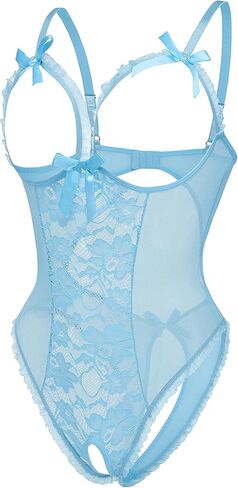 Avidlove Sexy Lingerie for Women One Piece Lace Babydoll Sleepwear Bodysuit in Saudi Arabia