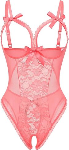 Avidlove Sexy Lingerie for Women One Piece Lace Babydoll Sleepwear Bodysuit in Saudi Arabia