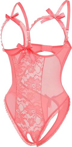 Avidlove Sexy Lingerie for Women One Piece Lace Babydoll Sleepwear Bodysuit in Saudi Arabia