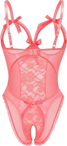 Avidlove Sexy Lingerie for Women One Piece Lace Babydoll Sleepwear Bodysuit in Saudi Arabia
