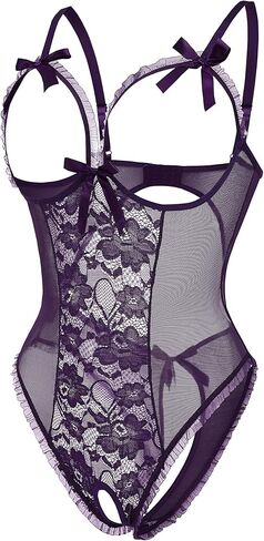 Avidlove Sexy Lingerie for Women One Piece Lace Babydoll Sleepwear Bodysuit in Saudi Arabia