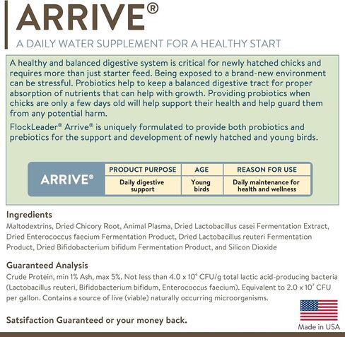 FlockLeader Recover 911، إلكتروليت بروبيوتيك أوريجانو، مكمل للإجهاد الشديد لقطيع الدجاج، 8 أونصة in Kuwait