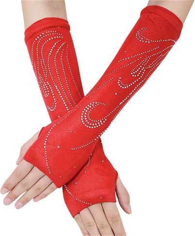 Goth Arm Warmers Y2k Long Fingerless Gloves for Women in Saudi Arabia