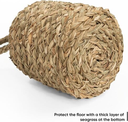 Decorative Door Stop with Handle, Natural Water Hyacinth Nautical Doorstop for Inside Door, Door Weight to Keep Door Open, Cute Door Stoppers for Bottom of Door, Heavy Weighted Door Stopper in Saudi Arabia