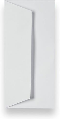 BankSupplies Drive-Up Envelopes | 3 ¼" W x 7" H | Blank | White | Latex Seal | Teller & Banking Envelope | Durable Material | Pack of 500 | Small Envelopes for Money in Saudi Arabia