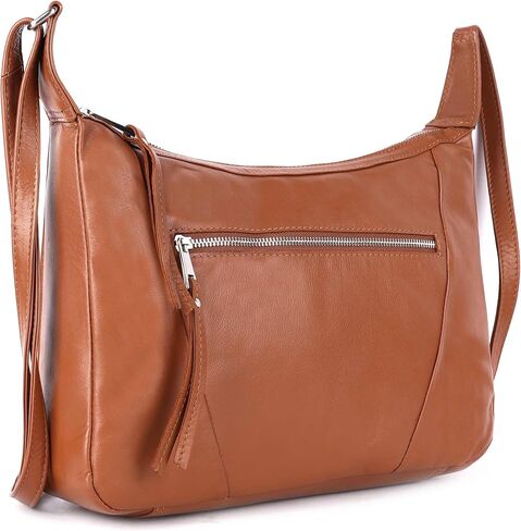 Abby Real Leather Hobo Satchel Handbags Designer Shoulder Purses Crossbody Bag for Women in Kuwait