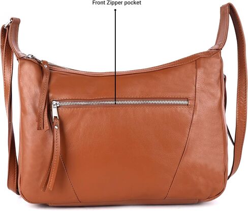 Abby Real Leather Hobo Satchel Handbags Designer Shoulder Purses Crossbody Bag for Women in Kuwait