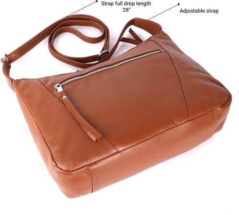 Abby Real Leather Hobo Satchel Handbags Designer Shoulder Purses Crossbody Bag for Women in Kuwait