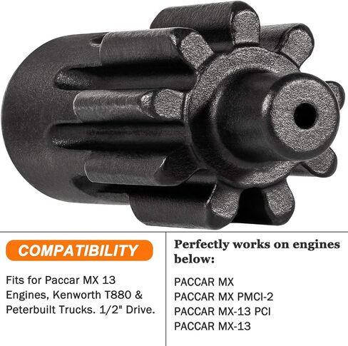 Bonbo Engine Barring Tool MX 13 Fits for Paccar Kenworth T880 Truck Engine Barring Flywheel Cranking Turning Tool Replace 1453158PE & 1453158 in Saudi Arabia