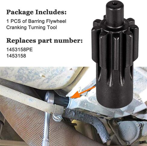 Bonbo Engine Barring Tool MX 13 Fits for Paccar Kenworth T880 Truck Engine Barring Flywheel Cranking Turning Tool Replace 1453158PE & 1453158 in Saudi Arabia