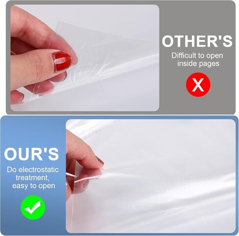 5 Pieces Binder with Plastic Sleeves Portfolio Binder A4 Presentation Books with 30 Pockets Portfolio Folder 8.66 x 11.69 Inches Clear Sheet Protectors for Artwork Paper Report Photo Document Supplies in Saudi Arabia
