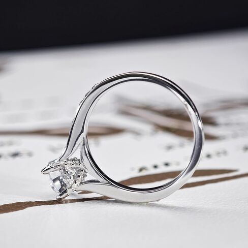 14K Solid Gold Moissanite Rings, 1ct Round Cut Moissanite Engagaement Rings, 14K Gold Moissanite Rings for Women in Saudi Arabia