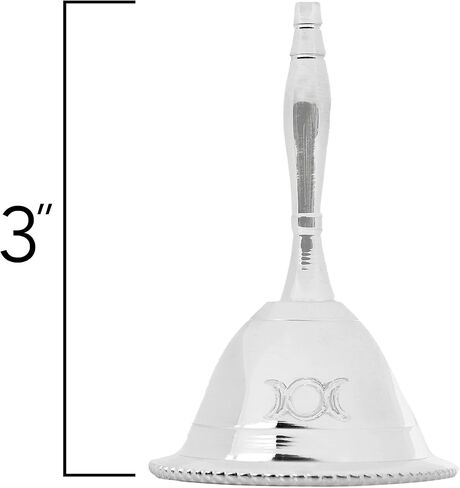 Altar Bell - Silver Plated - 3 Inches H (Plain) in Saudi Arabia
