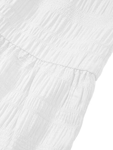 HELYO Women's Casual Summer Skirts Boho High Elastic Waisted Flowy Drawstring Ruched A Line Tiered Midi Dress Skirt in Saudi Arabia
