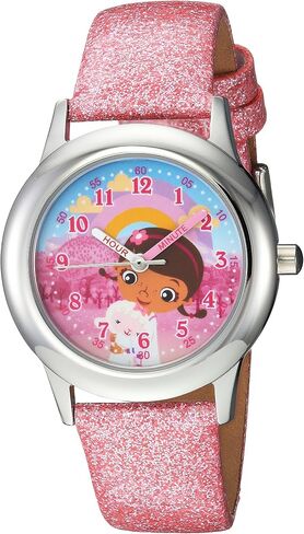 Disney Jr. Kids' Stainless Steel Time Teacher Analog Quartz Strap Watch in Saudi Arabia