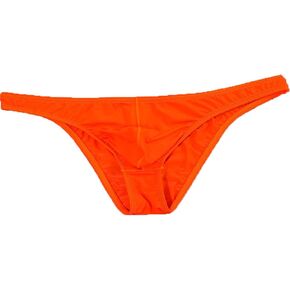 Men's Solid Ultraslim Ice Silk Briefs Underwear Traceless Low-waist Smooth