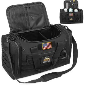 Sneaker Bag for Travel, A Multi-functional Travel Duffel Bag with Adjustable Dividers & Insulated Pocket, Sneaker Duffle Outdoor Sports Gym Bag (Black)