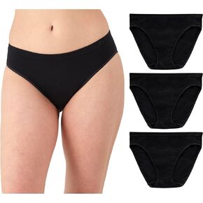 Maidenform M, Mid-Rise Bikini Panty, Seamless Underwear for Women, 3-Pack