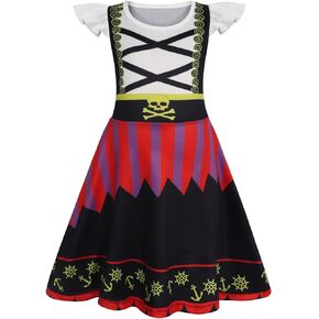 AmzBarley Girls Nightgowns Princess Nightgown Pajamas for Toddler Kids Sleepwear Flutter Sleeve Nightie Sleep Dress in Kuwait