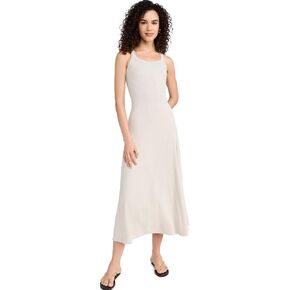 perfectwhitetee Women's Ribbed Maxi Dress