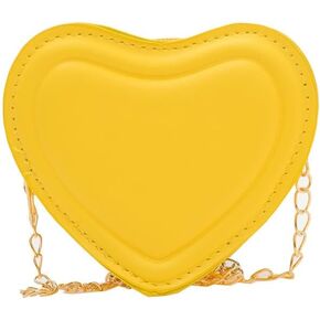 Cute Heart Shape Shoulder Bag Crossbody Handbags Coin Change Purse for Little Girls Toddlers
