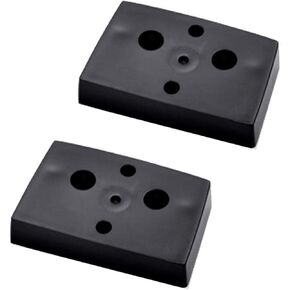 Harley Tour Pack Latches Spacers for Harley Touring Road King Road Glide Street Glide Electra Glide Ultra-Classic 1981-2013 (Black)