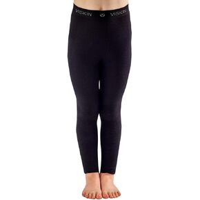 Viskin Kids Seamless Leggings for Eczema Prone Skin, Psoriasis and Itchy Skin, Viscose Fibre Under Layer Pants for Boys and Girls Absorb Moisture, Skin Soothing and Cooling 2-5 Years, Ecru