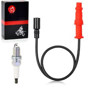 Ignition Coil Spark Plug Wire & Cap & Spark Plug For Polaris Ranger 500 2008-2013 Ranger Crew 500 2011-2016 Sportsman 500 2008-2013 OEM 4011690