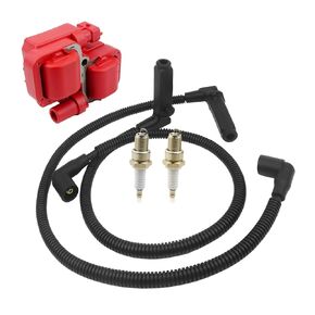 Ignition Coil Spark Plug Wire Cap for Polaris Ranger 800 Ranger Crew 800 RZR 4 800 RZR 800 RZR S 800 3021671 4010425 4012889 4012888 4013078