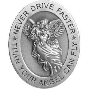Angelstar 15725 Metal Visor Clip, 2-1/2-Inch, Never Drive Faster