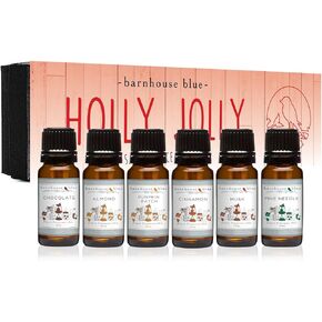 Flower Blossom Premium Grade Fragrance Oil - Gift Set 6/10ml Bottles - Honeysuckle, Lilac & Lilies, Sweet Pea, Plumeria, Magnolia, Sunflower