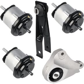 JDMON 5Pcs Engine Motor Transmission Mount Kit Replacement for 2008 Buick Enclave, 2007-2008 GMC Acadia, Saturn Outlook 3.6L Auto Trans Compatible with A5499HY, A5426, A5428, 15934594, 15936657, 1594