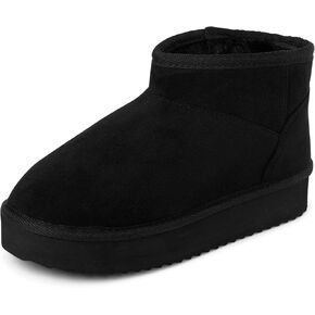 The Children's Place girls Mini Ankle Platform Boot, Faux-Fur Lined