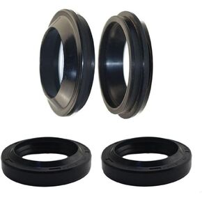 AHL Front Fork Shock Oil Seal and Dust Seal Set 36mm x 48mm x 8mm for Yamaha XJ650 Maxim 1980-1983 / Kawasaki KX85 2001-2010 KZ750H LTD 1980-1983