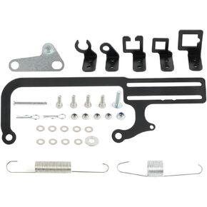 muge racing 304147 EZ-EFI Cable Mount Kit Throttle Cable Mount Bracket Set Carburetor Throttle Cable Mount for Automatic Transmission TV and for GM 700R4 Transmissions Throttle Bracket