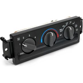 16250545 Heater Control Switch,Air Conditioning Climate Control Module Panel Compatible with 1998-2005 Chevrolet Blazer S10 Oldsmobile Bravada GMC Jimmy Sonoma Replacement# 09351325