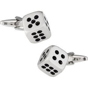 Gambling Dice Craps Cufflinks with Presentation Box