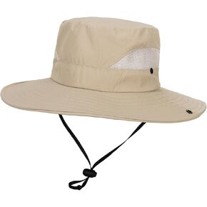 Kids Sun Hat UPF50+ Sun Protection Bucket Hat Wide-Brim Safar Beach-Fishing-Hat for Boys Girls