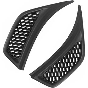 Front Fender Air Outlet 68297664AE/68297665AE, Front Side Fender Vents Air Outlet Cover Trim, 2018-2022 Compatible with Jeep Wrangler JL, Gladiator