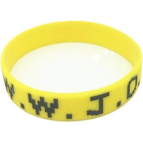 Caiyao WWJD Bracelet What Would Jesus Do Braided Silicone Rubber Wristbands Bracelets Protection Pray Inspirational Bracelet for Women Men