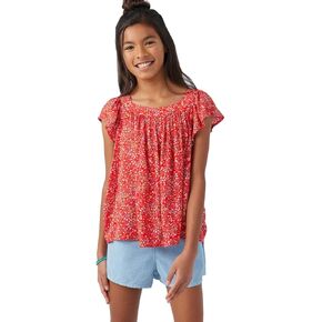 O'NEILL Girl's Knit Short Sleeve Tops - Cute and Classic Blouses for Girls