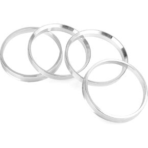 66.6 to 73.1 Hub Centric Rings,ID=66.6mm OD=73.1mm,Aluminium Alloy Wheel Center Rings Hubrings Pack of 4