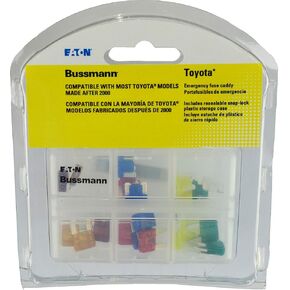 Bussmann BP/EFC-TOYOTA Emergency Fuse Preparedness Pack for Toyota Vehicles w/23 ATM & ATM LP Fuses, 1 Pack