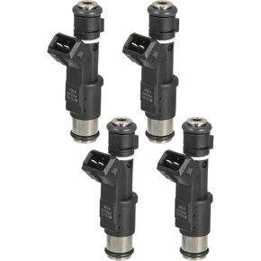 X AUTOHAUX 4 Pcs 01F004A 9628084680 Fuel Injector Nozzle Replacement for Peugeot 406 2000-2004 for 407 2004-2010 for 607 2000-2010 for Citroen C8 2002 2.2L