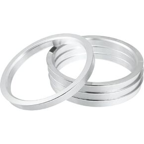 X AUTOHAUX 4pcs OD 106mm to ID 77.8mm Aluminium Alloy Car Hub Centric Rings Wheel Bore Center Spacer