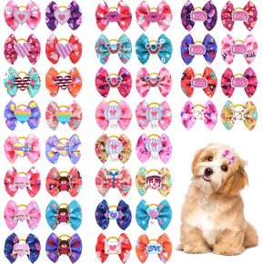 Petbuy 40pcs عيد الميلاد الكلب الانحناء لطيف جرو الكلب الصغيرة Bowknot الشعر الانحناء مع مقاطع العصابات الصغيرة الكلب الشعر Bowknot الحيوانات الأليفة الشعر الملحقات الحيوانات الأليفة الاستمالة الملحقات لحفلة عيد الميلاد عيد ميلاد in Kuwait