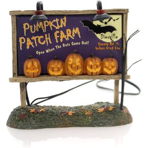 Department 56 Village Accessories Lit Pumpkin Patch Billboard General Accessory