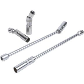 5/8" Sspark Plug Socket Set, 14mm Spark Plug Removal Tool Magnetic Spark Plug Socket Set with 360° Swivel (1)