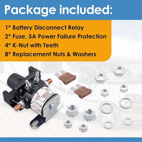 0100055000 ريلاى فصل البطارية، 100 أمبير، 12 فولت in Kuwait