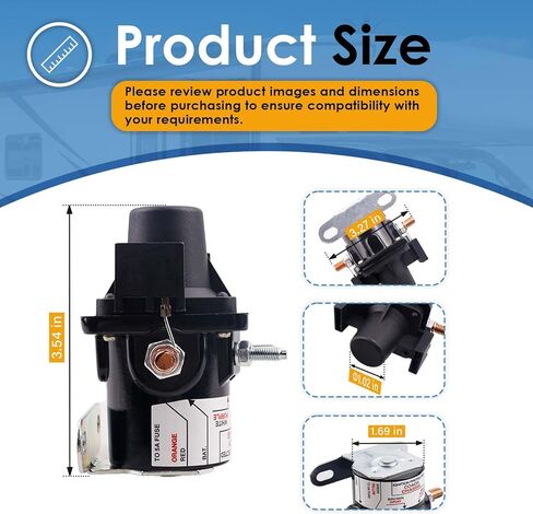 0100055000 ريلاى فصل البطارية، 100 أمبير، 12 فولت in Kuwait